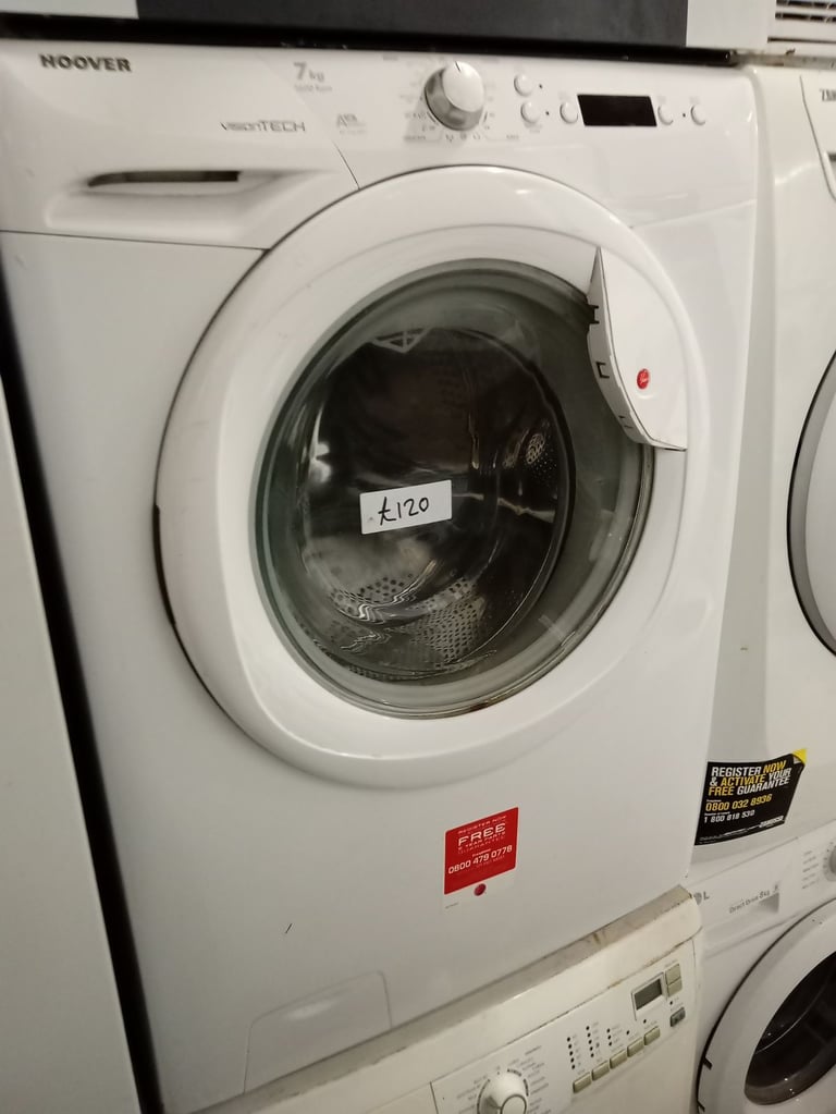 Hoover 7kg washing machine vision tech energy rating a £120