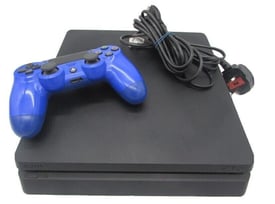Sony PlayStation 4 Slim 500GB All Wires & Original DualShock 4 Controller 