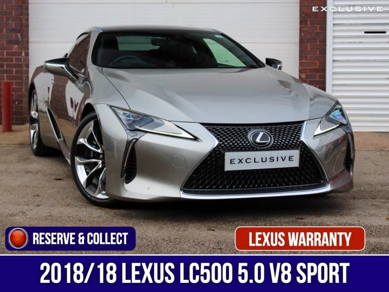 2018 Lexus LC 500 5.0 Sport 2dr Auto COUPE Petrol Automatic