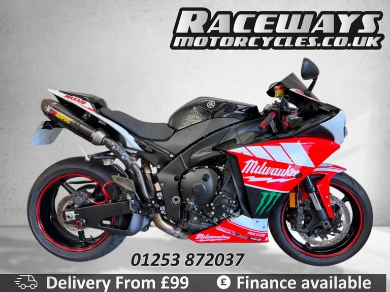 image for YAMAHA YZF-R1 2010 60REG  MILWAUKEE BODYWORK, 22,603 MILES USED MOTORCYCLE