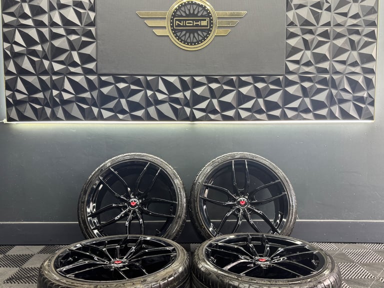 19” inch vossen black 5x112 alloys wheels Vw golf  R caddy Audi a3 s3 rs3 tt gti Mercedes a45