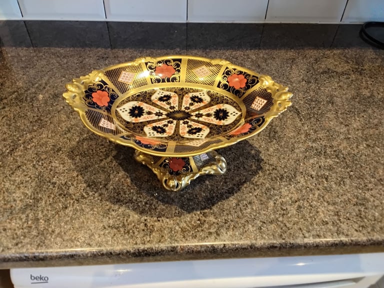 ROYAL CROWN DERBY SGB OVAL COMPORT 1st QUALITY 