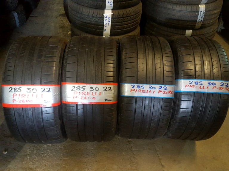 Matching set 285 30 22 XL pirelli tyres 7mm fitd n bal