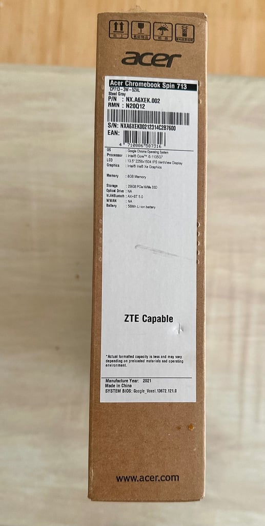 Acer Chromebook spin 713
