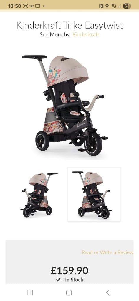Almost New Girls’ Trike – Barely Used! £70 ono