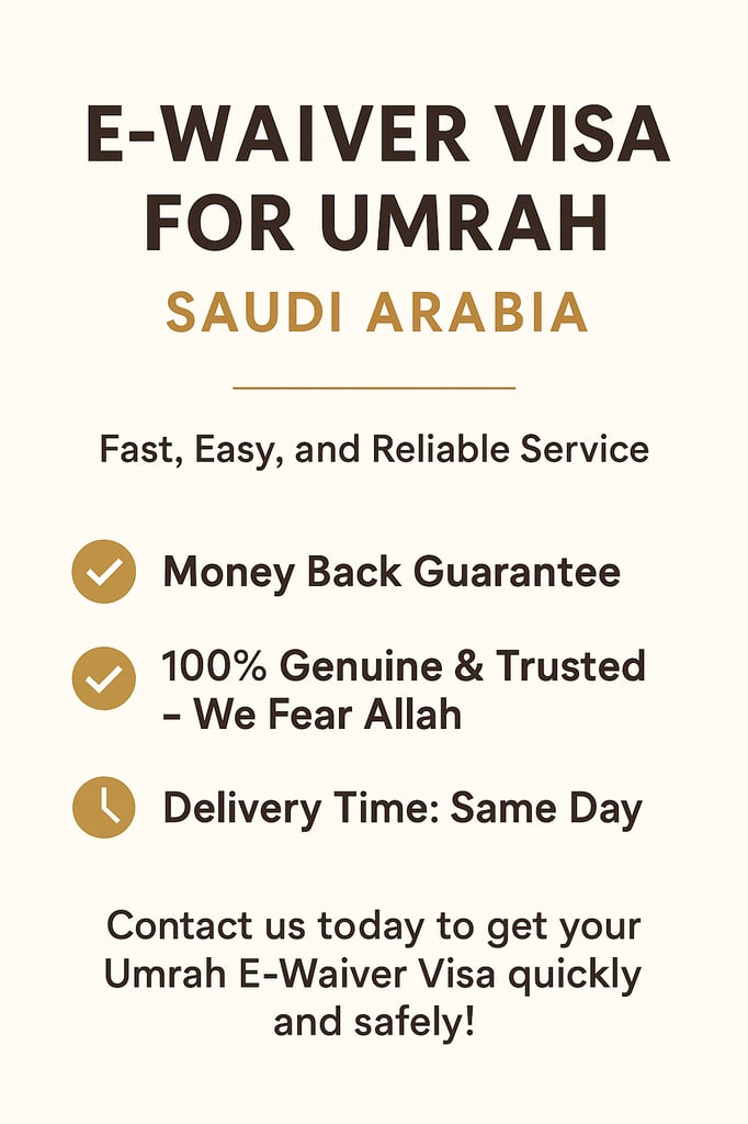 image for Umrah E-Waiver Visa