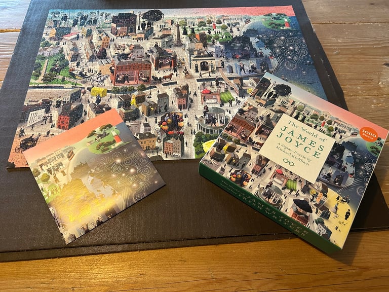 The World of James Joyce Jigsaw Puzzle - Immaculate Condition.