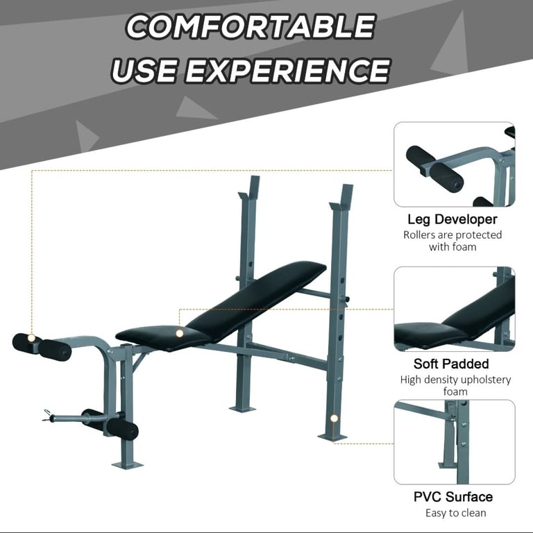 Excellent condition Home Workout Package! 50kg Weights + 2 Benches (Ready to Use)