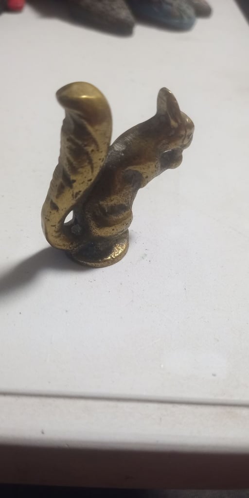 image for Solid brass squirrel.