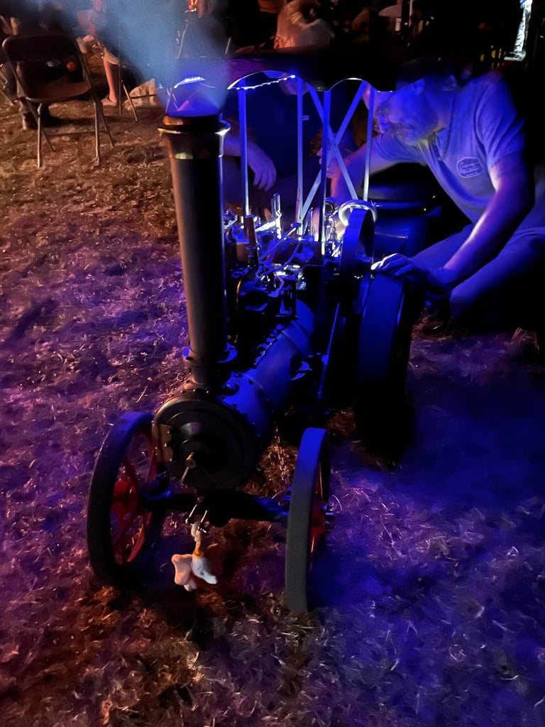 For sale live steam traction engine 