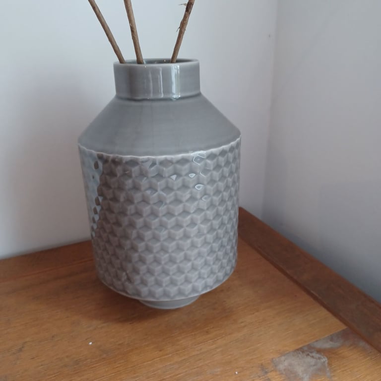 Grey vase