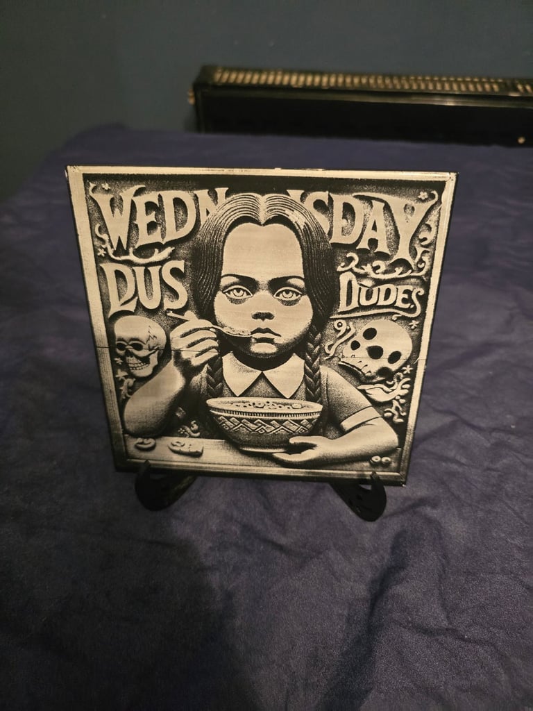 image for Lazer engraved pictures +xmas boxes 
