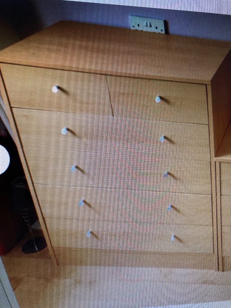“Malibu” beech effect 4+2 (6) drawer chest