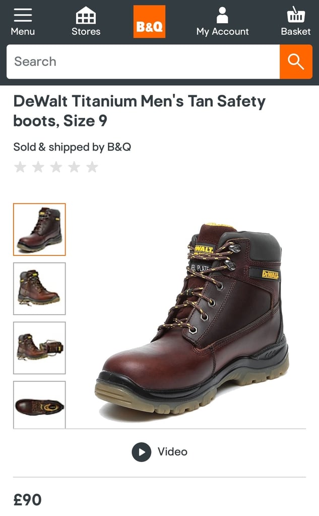Dewalt boots in Scotland Stuff for Sale Gumtree