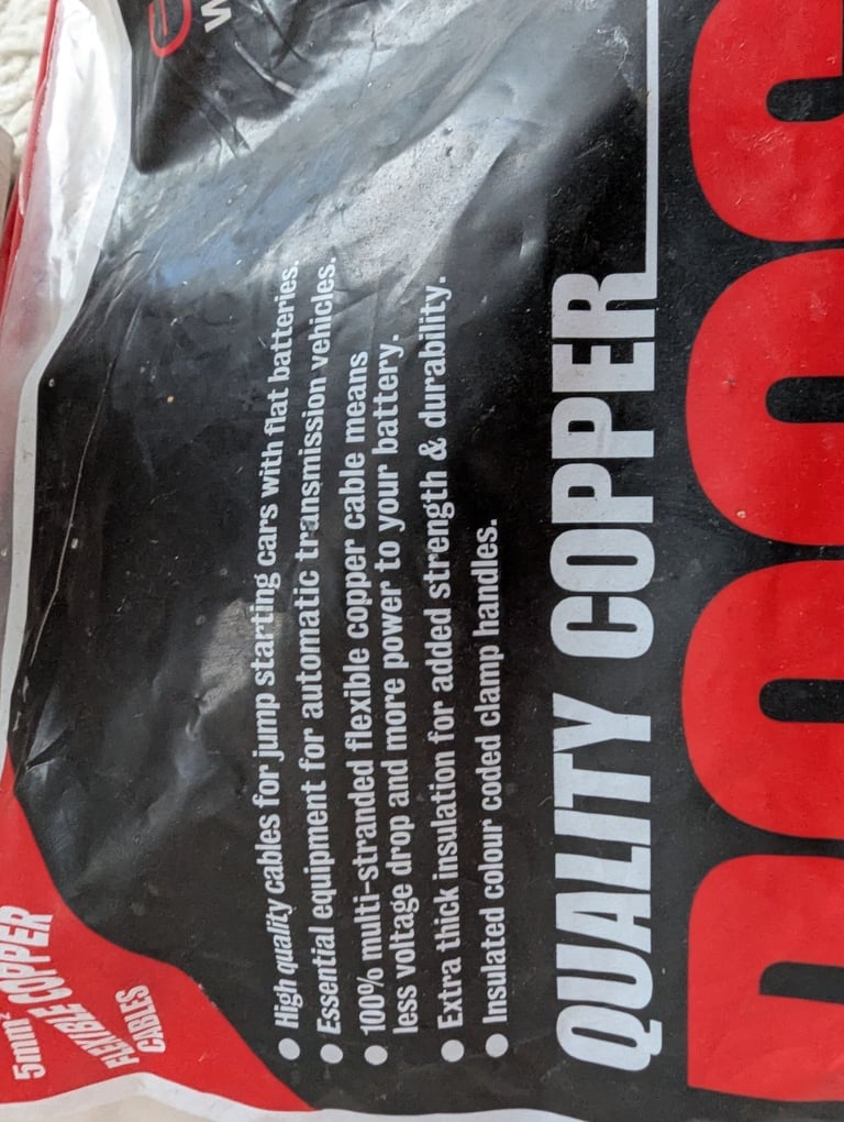  Copper Booster Cables CB2