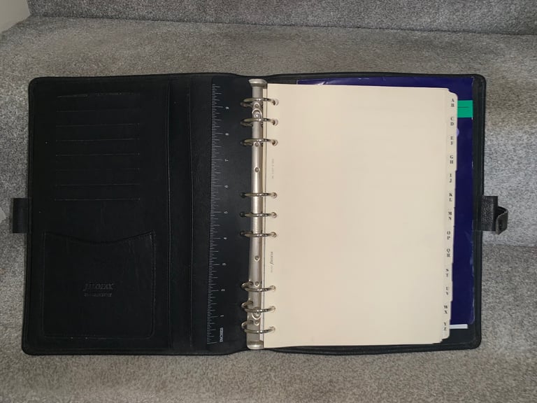 Genuine Leather Filofax Deskfax £5