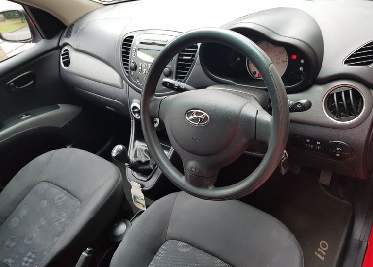Hyundai, I10, COMFORT model 5dr Hatchback, 2010, Manual, 1248 (cc), 5 doors