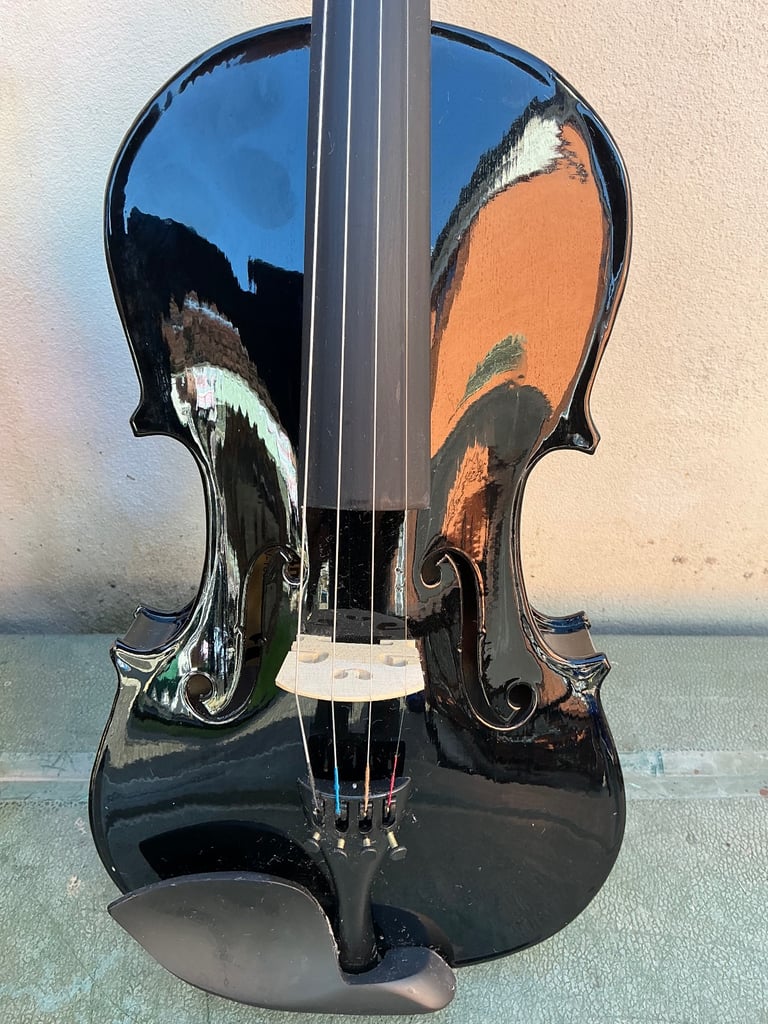 Gear for music violin colour black full size model 44v-100bk