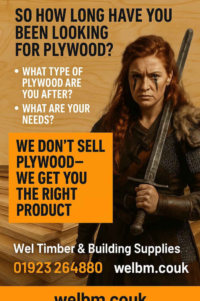 All plywood and sheet panel materials 