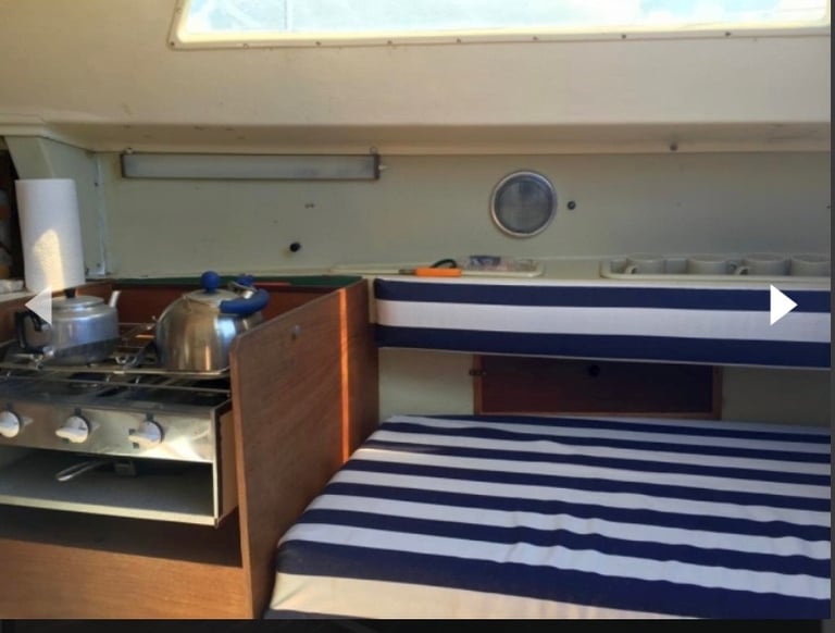 25ft lifting bulb keel sailing yacht 