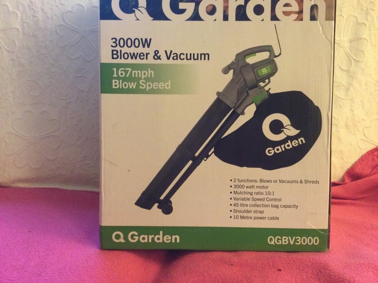 Garden leaf blower and vacuum 