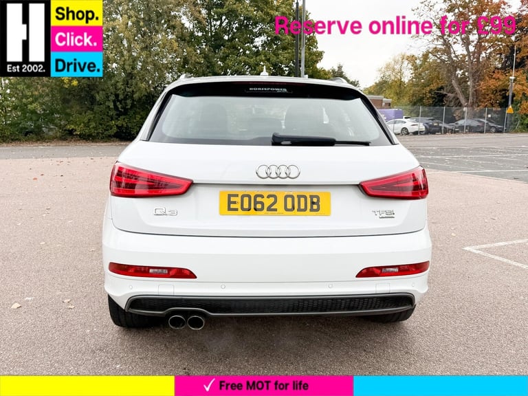 2012 Audi Q3 2.0 TFSI S line SUV 5dr Petrol Manual quattro Euro 5 (s/s) (170 ps) ESTATE Petrol Ma...