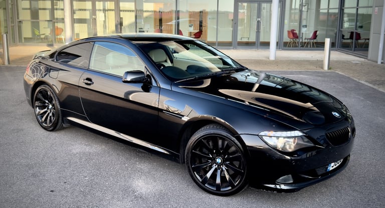 2008 BMW 6 SERIES COUPE 635 DIESEL TWIN-TURBO NEW MOT FULL SERVICE HISTORY SAPHIRE BLACK