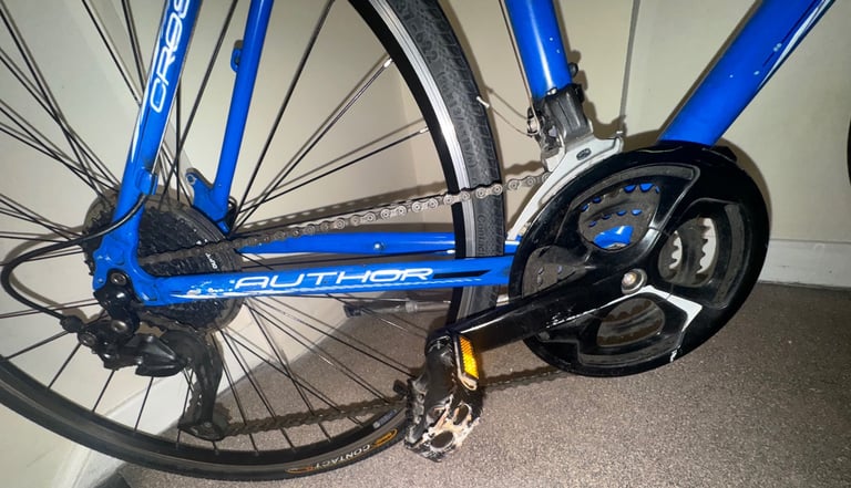 Blue Large Author Classic 24 speed Hybirid bike pickup SE152JR