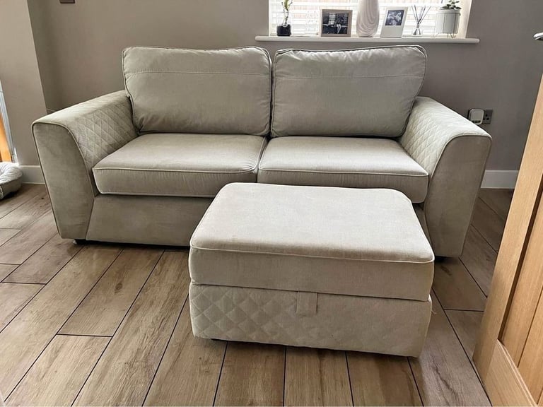 Two & Three Seater Beige Cream 