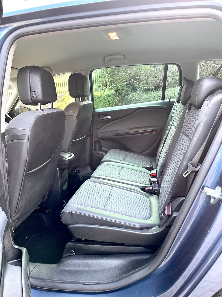 2015 VAUXHALL ZAFIRA TOURER SE CDTI 2.0 DIESEL 7 SEATER MPV BLUE