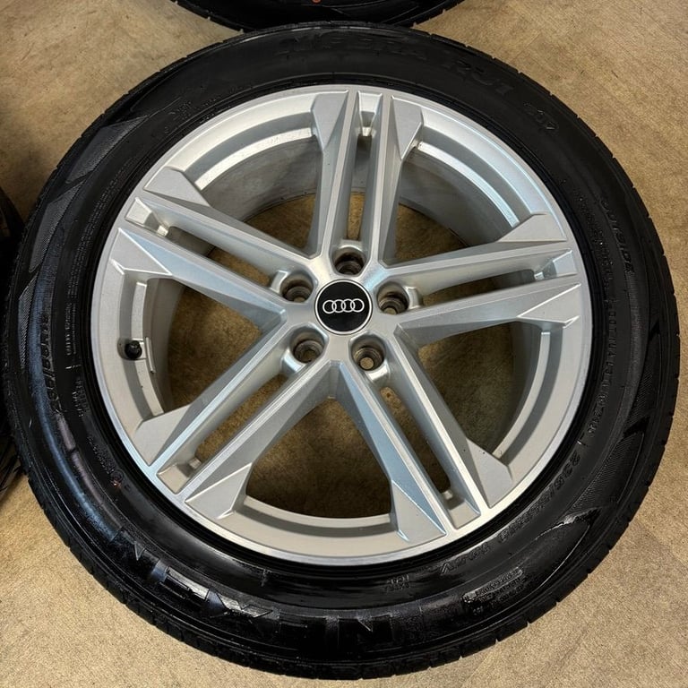 19'' GENUINE AUDI Q5 5 DOUBLE SPOKE S LINE ALLOY WHEELS TYRES ALLOYS 5X112