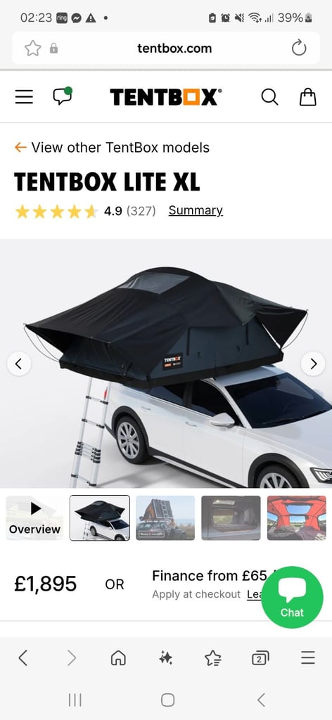 Tentbox, Living pod, kitchen box ect