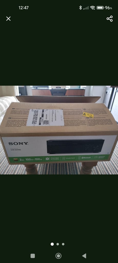 New boxed Sony 100 watt Amplifier with Bluetooth 