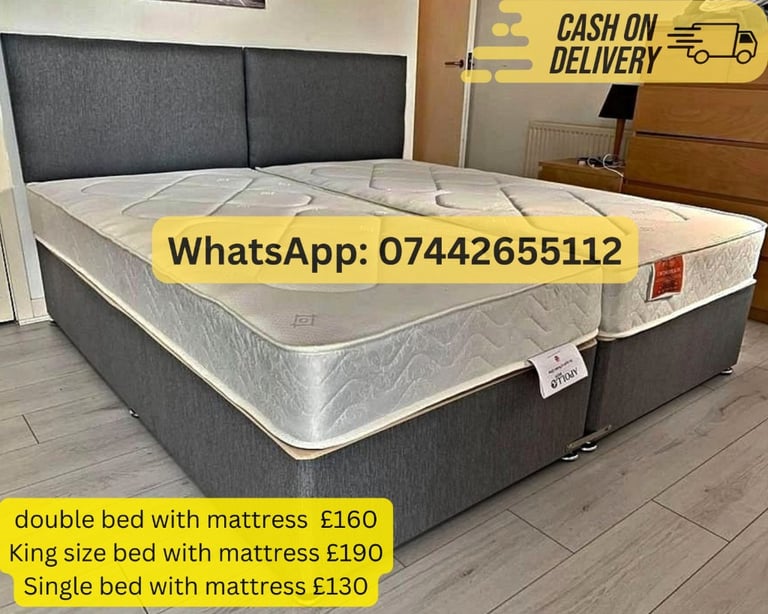 Divan Beds On SALE! Single divan bed Double divan bed King