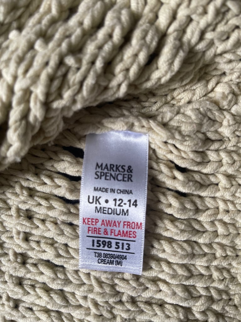 M&S Knitted Cardigan Size Medium
