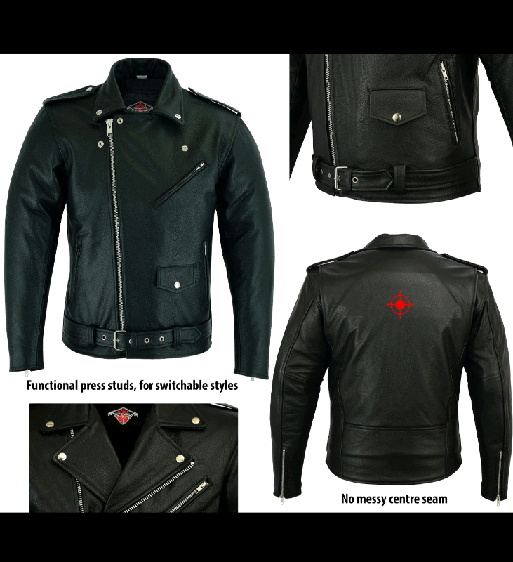 Leather Bike Jacket 
