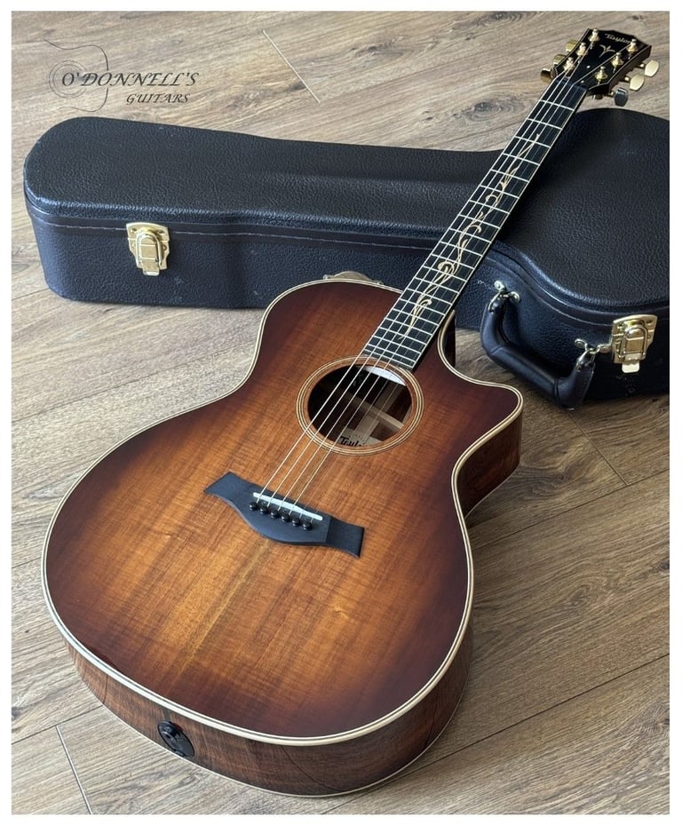 Taylor K24ce with V-Class Bracing 2018 Shaded Edgeburst - Trades Martin Collings Lowden Gibson