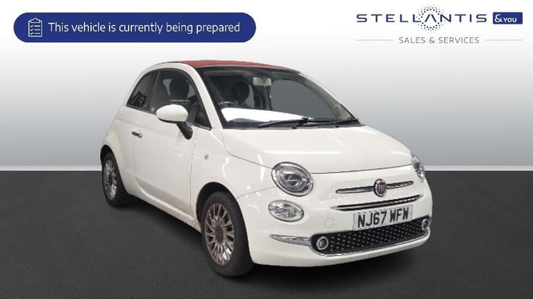 2017 Fiat 500C 1.2 ECO Lounge Convertible 2dr Petrol Manual Euro 6 (s/s) (69 bhp) Convertible Pet...