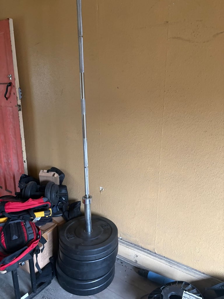 Barbell Olympic and bumper plates