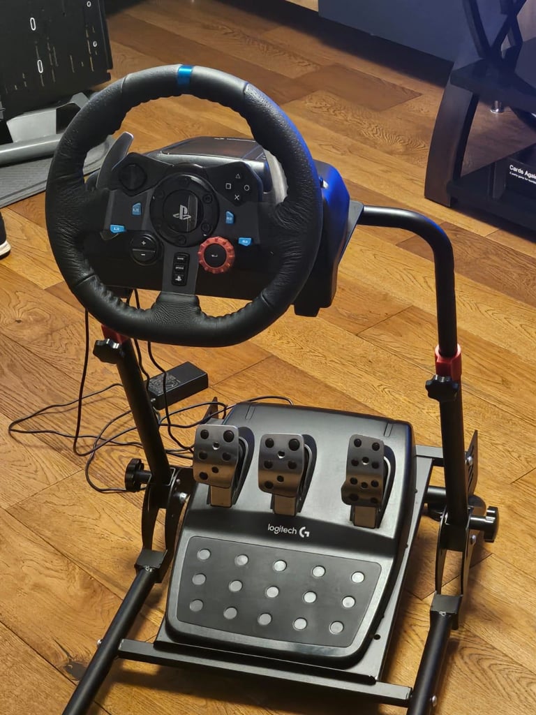 image for Logitech g29 entry level sim racing wheel & pedals and stand