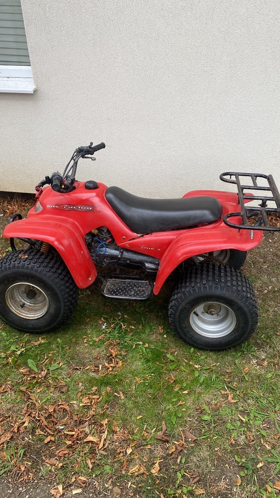 2 stroke 100cc quad runs well very fast