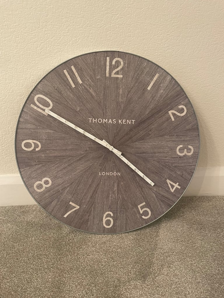 Thomas Kent Wharf limestone  large wall clock 