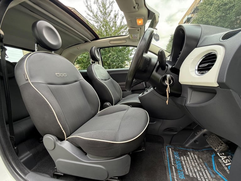 2015 Fiat 500 0.9 TwinAir Lounge 2dr Dualogic CONVERTIBLE PETROL Automatic