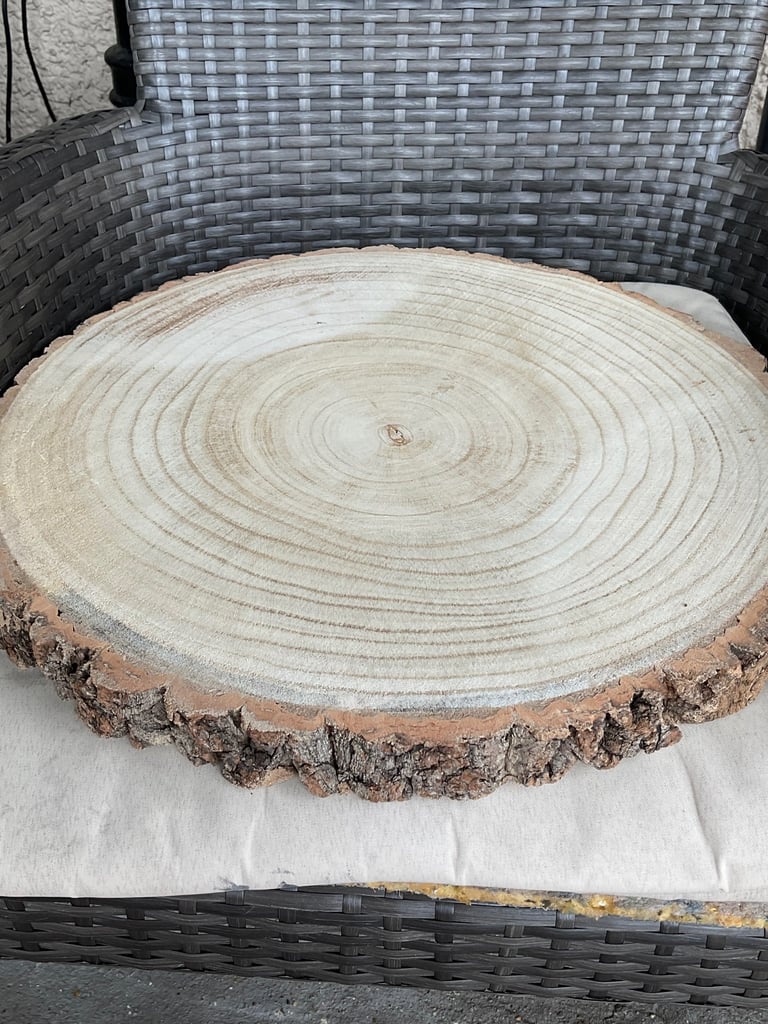 Wedding/Christmas - 5 Rustic wood slice’s 