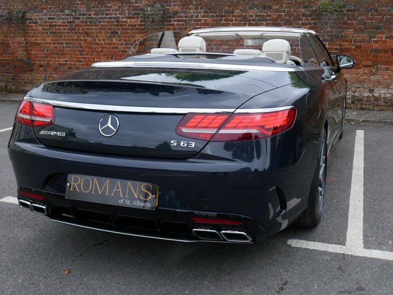2018 Mercedes-Benz S-Class 4.0 S63 V8 BiTurbo AMG S Cabriolet 2dr Petrol SpdS MCT Euro 6 (s/s) (6...