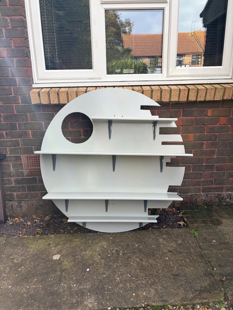 image for Star Wars Death Star grey shelf display 