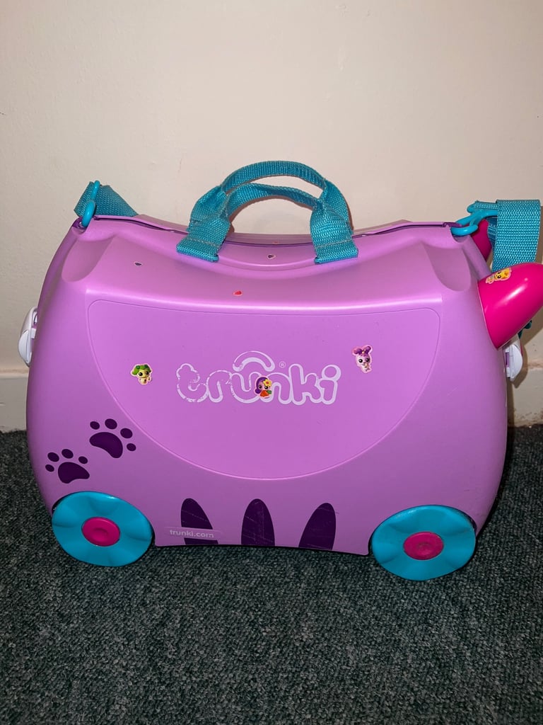 Used kids Purple Trunki Ride on 