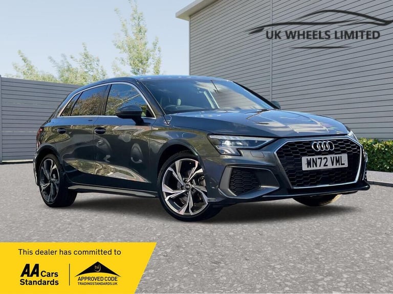 2022 Audi A3 1.0 TFSI 30 S line Sportback S Tronic Euro 6 (s/s) 5dr HATCHBACK Petrol Automatic