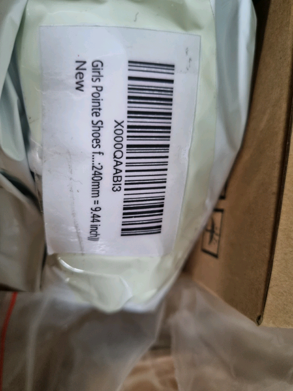 Pointe shoes for ballet