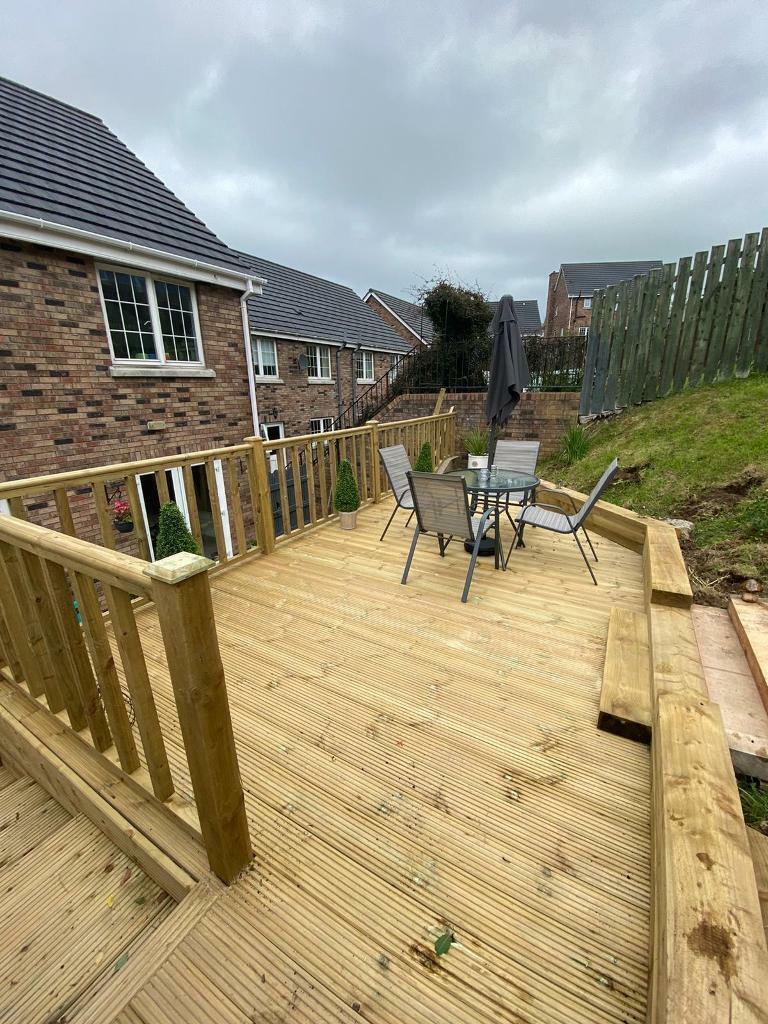 Decking and fencing 